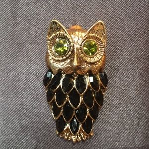 Owl brooch.